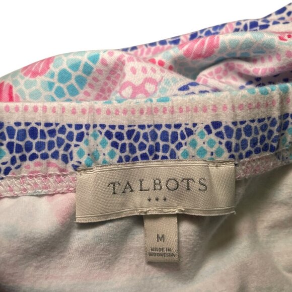 Talbots Seashell Print Stretch Skirt Women’s Medium – Cotton Blend Summer Coast - Picture 4 of 5